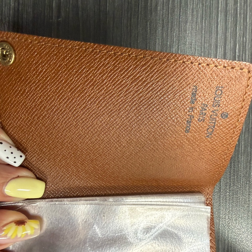 Authentic Louis Vuitton Vintage pocket organizer/card case in pristine condition - Picture 7 of 9